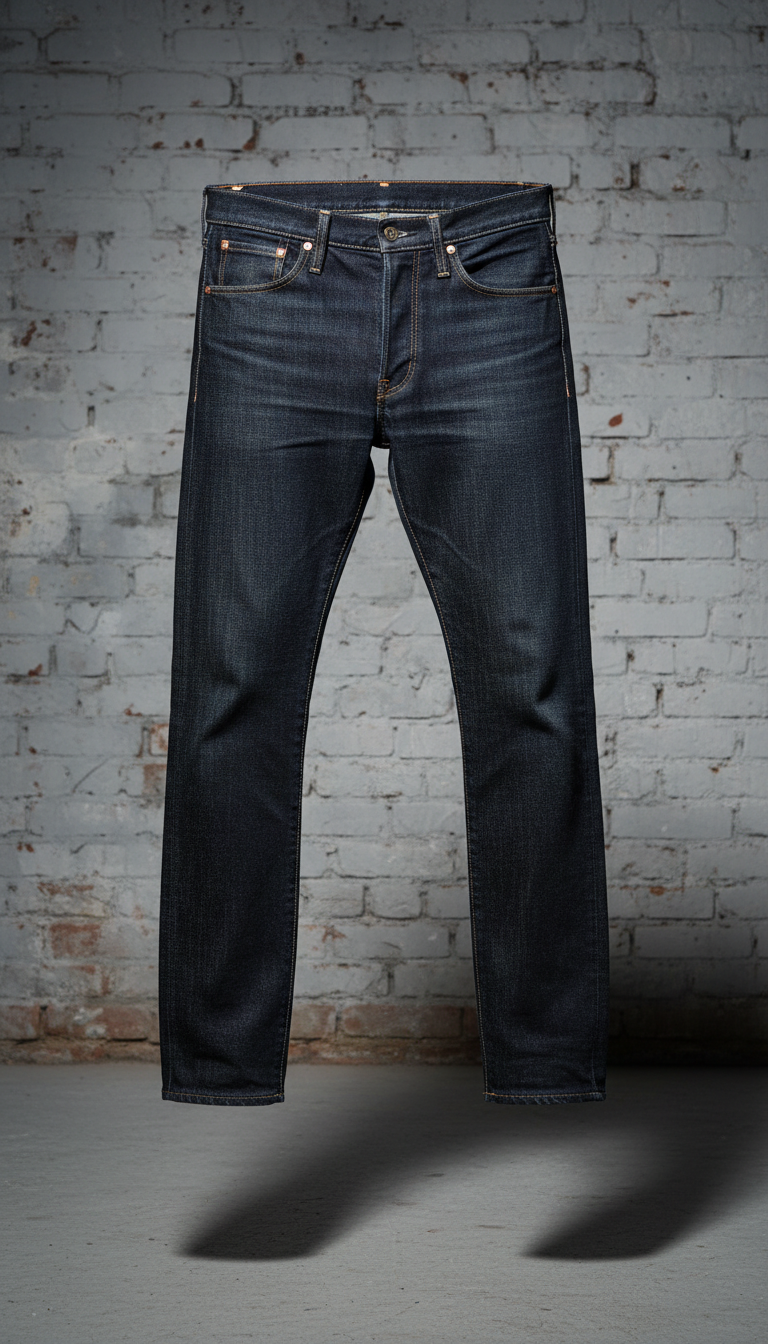 Midnight Asphalt tapered selvedge jeans