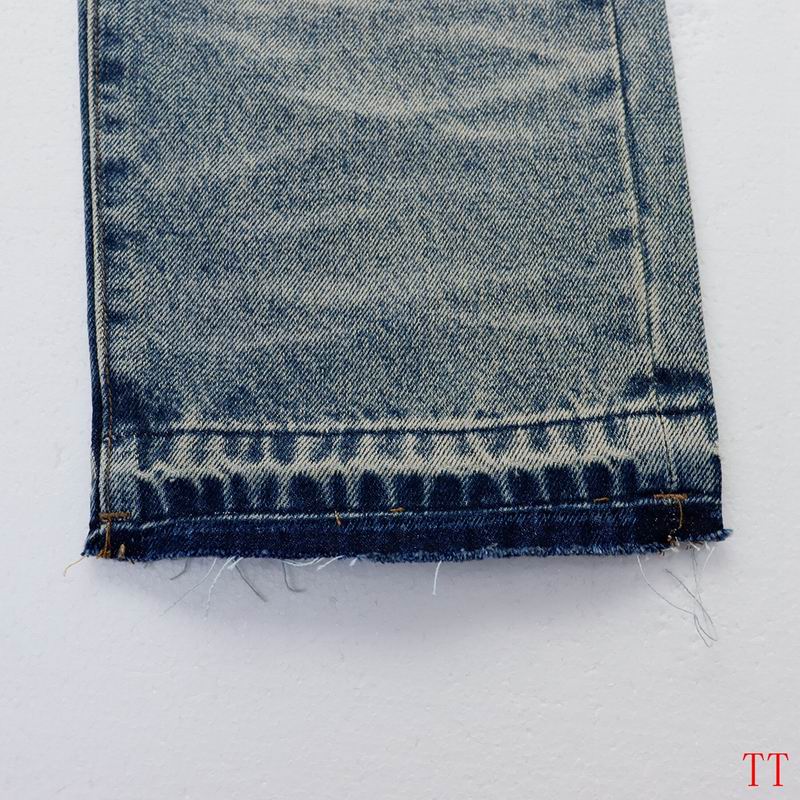 Men's Purple Vintage Distressed Stretch Denim Jeans Size:30-38 (56)