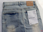 Men's Purple Vintage Distressed Stretch Denim Jeans Size:30-38 (55)