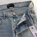 Men's Purple Vintage Distressed Stretch Denim Jeans Size:30-38 (55)