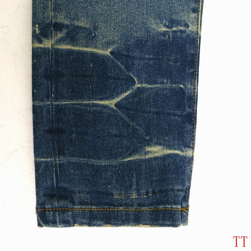 Men's Purple Vintage Distressed Stretch Denim Jeans Size:30-38 (54)
