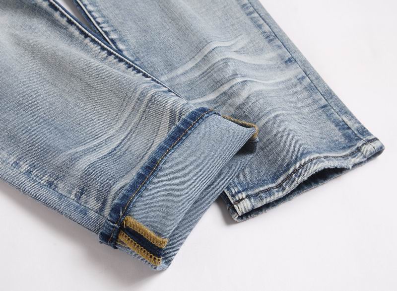 Men's Purple Vintage Distressed Stretch Denim Jeans Size:30-38 (52)