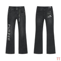 Men's Purple Vintage Distressed Stretch Denim Jeans Size:30-38 (47)