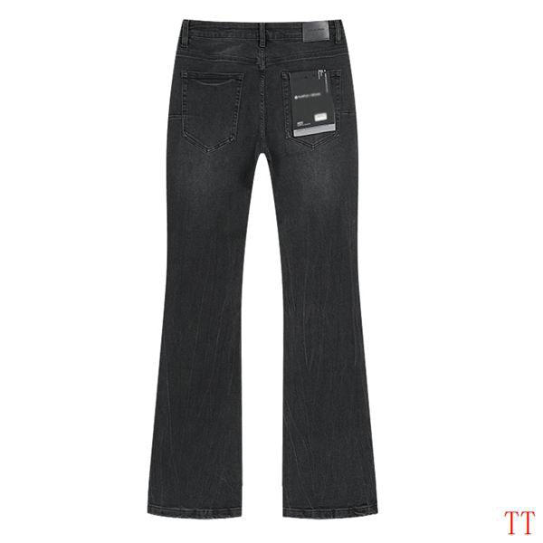 Men's Purple Vintage Distressed Stretch Denim Jeans Size:30-38 (47)