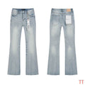Men's Purple Vintage Distressed Stretch Denim Jeans Size:30-38 (46)