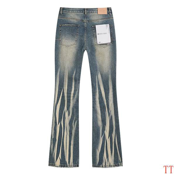 Men's Purple Vintage Distressed Stretch Denim Jeans Size:30-38 (60)