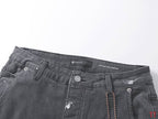 Men's Purple Vintage Distressed Stretch Denim Jeans Size:30-38 (59)