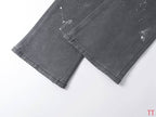 Men's Purple Vintage Distressed Stretch Denim Jeans Size:30-38 (59)