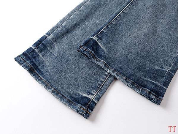 Men's Purple Vintage Distressed Stretch Denim Jeans Size:30-38 (43)