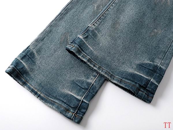 Men's Purple Vintage Distressed Stretch Denim Jeans Size:30-38 (42)