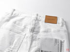 Men's Purple Vintage Distressed Stretch Denim Jeans Size:30-38 (40)