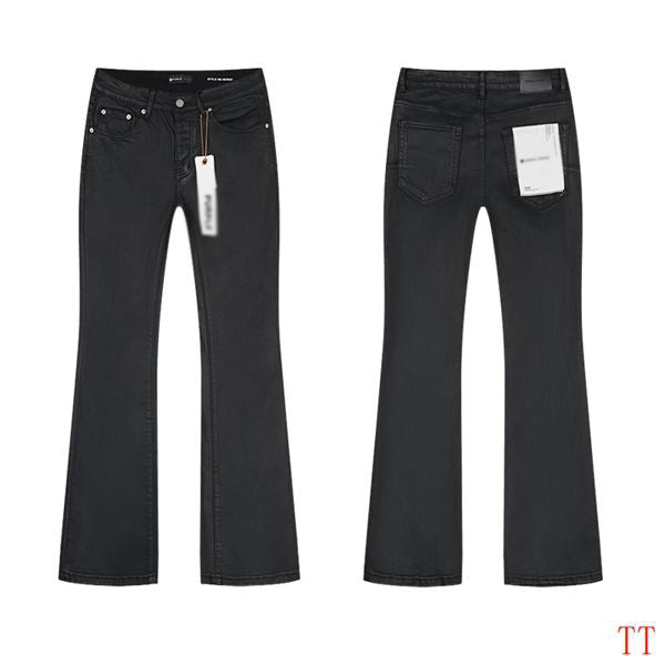 Men's Purple Vintage Distressed Stretch Denim Jeans Size:30-38 (37)