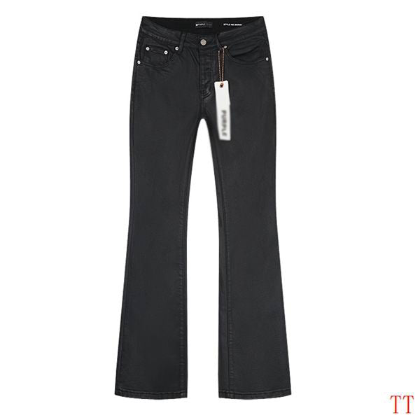 Men's Purple Vintage Distressed Stretch Denim Jeans Size:30-38 (37)