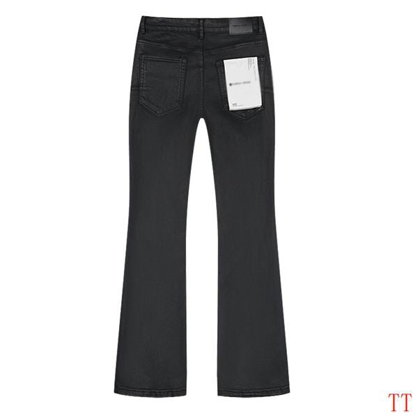 Men's Purple Vintage Distressed Stretch Denim Jeans Size:30-38 (37)