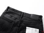 Men's Purple Vintage Distressed Stretch Denim Jeans Size:30-38 (37)
