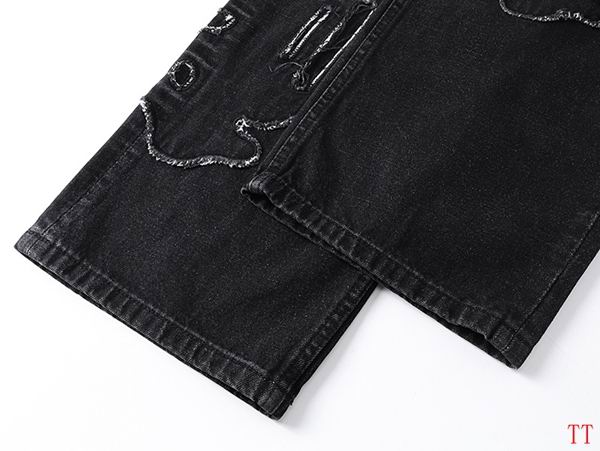 Men's Purple Vintage Distressed Stretch Denim Jeans Size:30-38 (36)