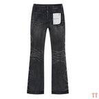 Men's Purple Vintage Distressed Stretch Denim Jeans Size:30-38 (35)