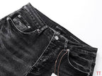 Men's Purple Vintage Distressed Stretch Denim Jeans Size:30-38 (35)