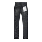 Men's Purple Vintage Distressed Stretch Denim Jeans Size:30-38 (33)