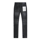 Men's Purple Vintage Distressed Stretch Denim Jeans Size:30-38 (31)