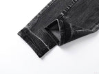 Men's Purple Vintage Distressed Stretch Denim Jeans Size:30-38 (31)