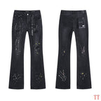 Men's Purple Vintage Distressed Stretch Denim Jeans Size:30-38 (29)