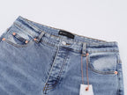 Men's Purple Vintage Distressed Stretch Denim Jeans Size:30-38 (28)