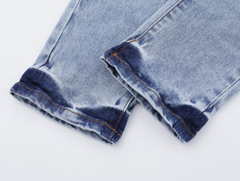 Men's Purple Vintage Distressed Stretch Denim Jeans Size:30-38 (27)