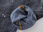 Men's Purple Vintage Distressed Stretch Denim Jeans Size:30-38 (25)