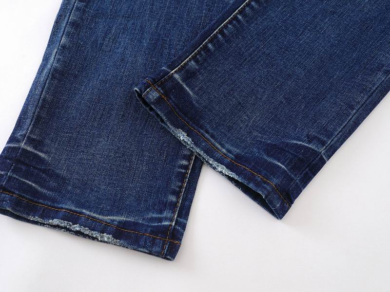 Men's Purple Vintage Distressed Stretch Denim Jeans Size:30-38 (20)
