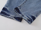Men's Purple Vintage Distressed Stretch Denim Jeans Size:30-38 (19)
