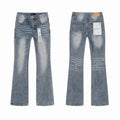 Men's Purple Vintage Distressed Stretch Denim Jeans Size:30-38 (16)