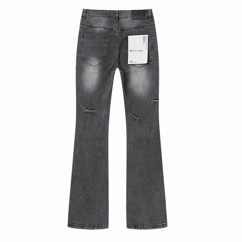 Men's Purple Vintage Distressed Stretch Denim Jeans Size:30-38 (15)