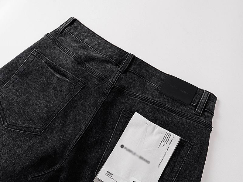 Men's Purple Slim Fit Stretch Denim Shorts Jeans Size:30-38 (4)