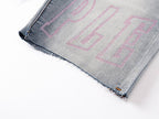 Men's Purple Slim Fit Stretch Denim Shorts Jeans Size:30-38 (3)