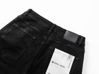 Men's Purple Slim Fit Stretch Denim Shorts Jeans Size:30-38 (2)