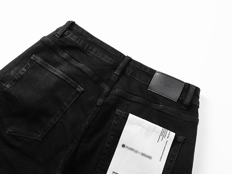 Men's Purple Slim Fit Stretch Denim Shorts Jeans Size:30-38 (2)