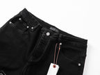 Men's Purple Slim Fit Stretch Denim Shorts Jeans Size:30-38 (2)