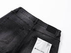 Men's Purple Slim Fit Stretch Denim Shorts Jeans Size:30-38