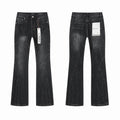 Men's Purple Vintage Distressed Stretch Denim Jeans Size:30-38 (14)