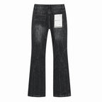 Men's Purple Vintage Distressed Stretch Denim Jeans Size:30-38 (14)