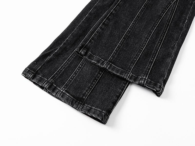 Men's Purple Vintage Distressed Stretch Denim Jeans Size:30-38 (14)