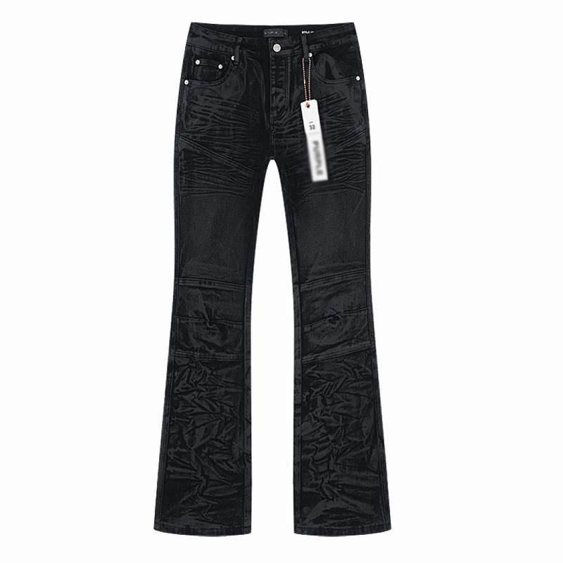 Men's Purple Vintage Distressed Stretch Denim Jeans Size:30-38 (13)