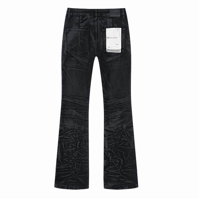 Men's Purple Vintage Distressed Stretch Denim Jeans Size:30-38 (13)