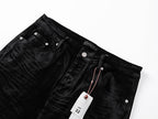 Men's Purple Vintage Distressed Stretch Denim Jeans Size:30-38 (13)