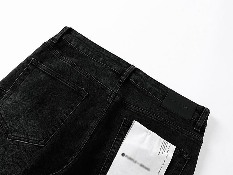 Men's Purple Vintage Distressed Stretch Denim Jeans Size:30-38 (12)