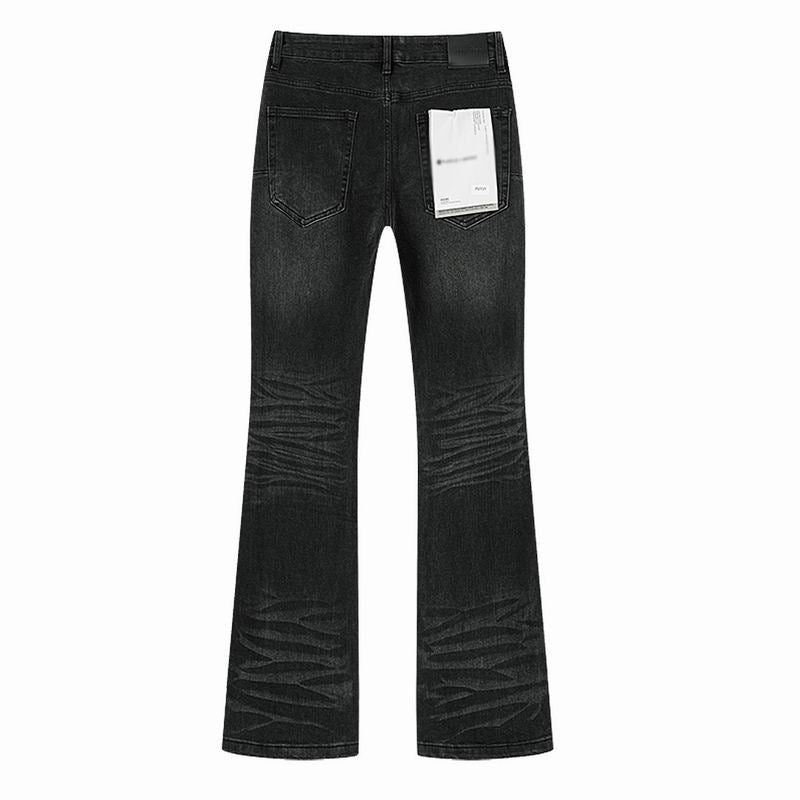 Men's Purple Vintage Distressed Stretch Denim Jeans Size:30-38 (12)
