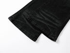 Men's Purple Vintage Distressed Stretch Denim Jeans Size:30-38 (12)