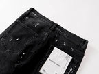 Men's Purple Vintage Distressed Stretch Denim Jeans Size:30-38 (11)