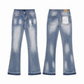 Men's Purple Vintage Distressed Stretch Denim Jeans Size:30-38 (10)